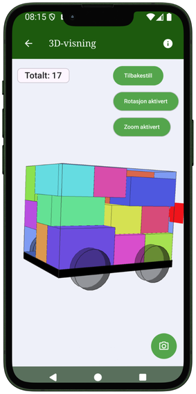 3D lastvisualisering i VolumTransport